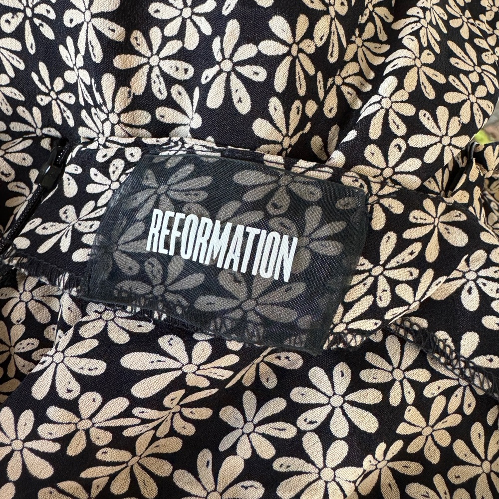 Reformation mini dress floral size 4 - Picture 4 of 6